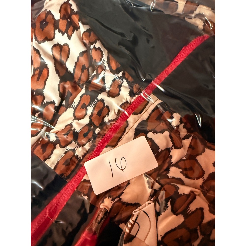 The North Face Youth Junior Leopard Print Hooded Jacket Black Pink Size L 14/16 - Picture 8 of 8
